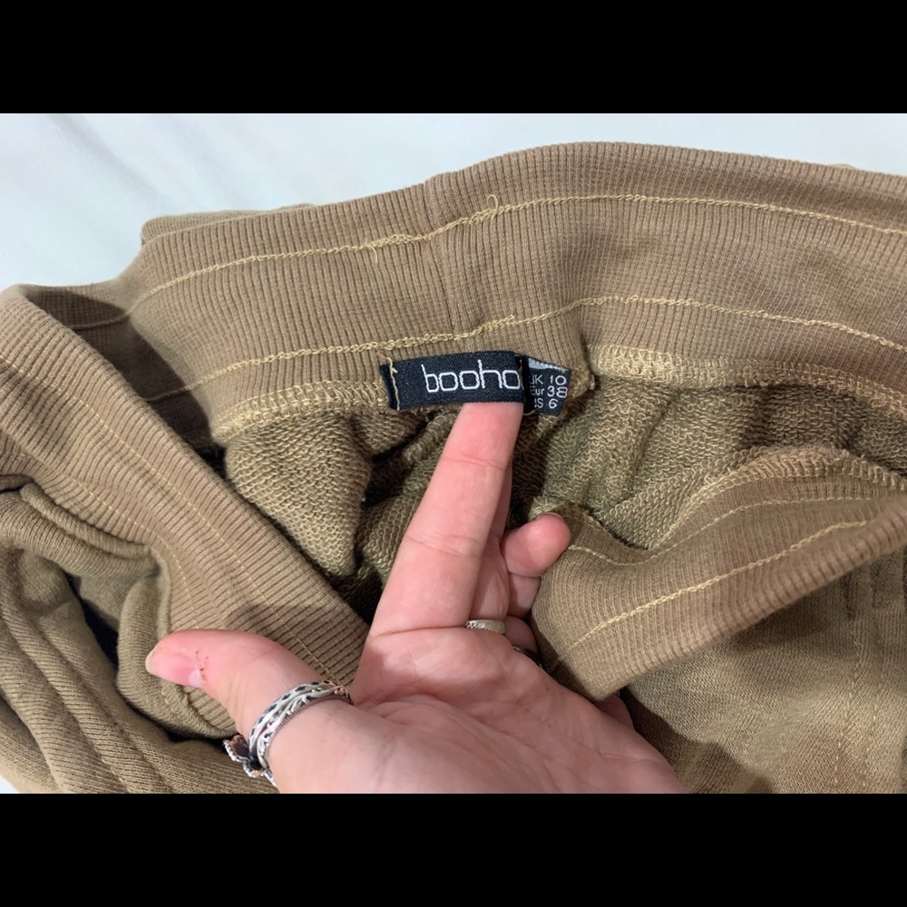 Brown boohoo sweatpants